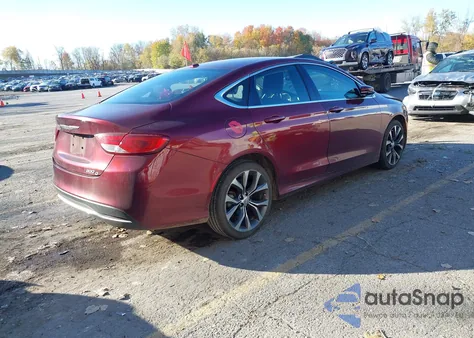 2015 Chrysler 200 Limited из США, поврежденный, VIN 1C3CCCAB0FN617419